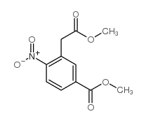 methyl 3-(2-methoxy-2-oxoethyl)-4-nitrobenzoate Structure