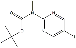 tert-butyl (5-iodopyrimidin-2-yl)(methyl)carbamate Structure