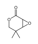 3,7-Dioxabicyclo[4.1.0]heptan-2-one,5,5-dimethyl- (9CI) structure