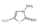 2-亚氨基-5-甲基噻唑-3(2h)-胺结构式