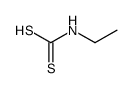 Ethyldithiocarbamic acid structure