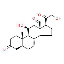 3BETA, 5BETA-TETRAHYDROALDOSTERONE Structure