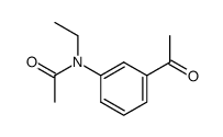 N-(3-Acetylphenyl)-N-ethylacetamide结构式