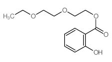 Benzoic acid,2-hydroxy-, 2-(2-ethoxyethoxy)ethyl ester Structure