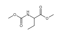 2-(Methoxycarbonylamino)buttersaeure-methylester结构式