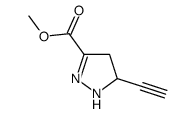 1H-Pyrazole-3-carboxylicacid,5-ethynyl-4,5-dihydro-,methylester(9CI) Structure