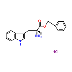 D -色氨酸苄酯盐酸盐结构式