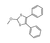 2-methoxy-4,5-diphenyl-1,3-dithiole Structure