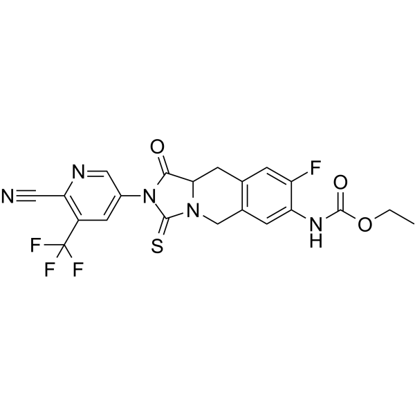 Androgen receptor antagonist 5结构式