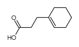 3-(cyclohexen-1-yl)propionic acid结构式