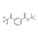 tert-Butyl 3-[1-(Trifluoromethyl)vinyl]benzoate Structure