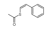 cis-β-acetylsulfanyl-styrene Structure