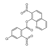 7-Nitro-8-quinolyl=4-chloro-2-nitrobenzoate Structure