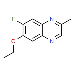 Quinoxaline, 6-ethoxy-7-fluoro-2-methyl- (9CI) Structure