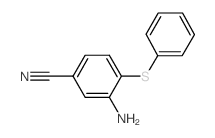 3-AMINO-4-(PHENYLSULFANYL)BENZENECARBONITRILE structure