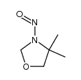 4,4-dimethyl-3-nitroso-oxazolidine结构式