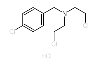 N,N-BIS(2-CHLOROETHYL)-p-CHLOROBENZYL AMINE HYDROCHLORIDE Structure