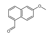 1-Naphthalenecarboxaldehyde,6-methoxy-(9CI)结构式