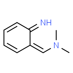 Methanamine, 1-(6-imino-2,4-cyclohexadien-1-ylidene)-N,N-dimethyl-, (1Z)- structure