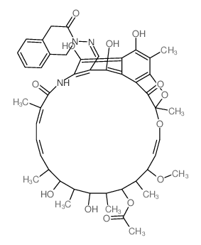 3-[(3-oxo-3,4-dihydro-1H-isoquinolin-2-ylimino)-methyl]-rifamycin Structure