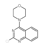 4-(2-chloroquinazolin-4-yl)morpholine Structure