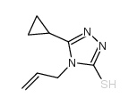 4-Allyl-5-cyclopropyl-4H-1,2,4-triazole-3-thiol structure