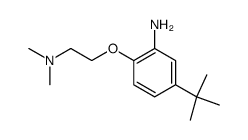 5-(tert-butyl)-2-(2-(dimethylamino)ethoxy)aniline Structure