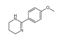 2-(4-methoxyphenyl)-1,4,5,6-tetrahydropyrimidine结构式