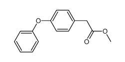 methyl [p-(phenoxy)phenyl]acetate Structure