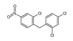 2-chloro-1-[(2,4-dichlorophenyl)methyl]-4-nitrobenzene structure