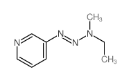 1-Pyridyl-3-methyl-3-ethyltriazene结构式