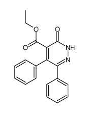 ethyl 3-oxo-5,6-diphenyl-2,3-dihydropyridazine-4-carboxylate结构式