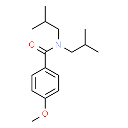 N,N-Diisobutyl-4-methoxybenzamide structure