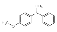 (4-甲氧基苯基)-甲基苯胺结构式