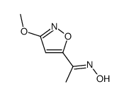 Ethanone, 1-(3-methoxy-5-isoxazolyl)-, oxime, (E)- (9CI) structure