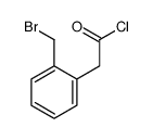 2-[2-(bromomethyl)phenyl]acetyl chloride Structure