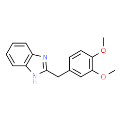 2-(3,4-Dimethoxybenzyl)-1H-benzimidazole structure