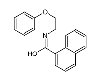 N-(2-phenoxyethyl)naphthalene-1-carboxamide Structure