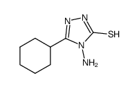 4-氨基-5-环己基-4H-[1,2,4]噻唑-3-硫醇图片