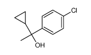 4-chloro-alpha-cyclopropyl-alpha-methylbenzyl alcohol structure