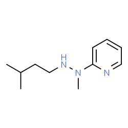 2-(2-isopentyl-1-methylhydrazino)pyridine结构式