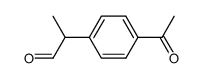 2-(p-Acetylphenyl)propionaldehyd结构式