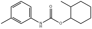 2-methylcyclohexyl n-(m-tolyl)carbamate structure