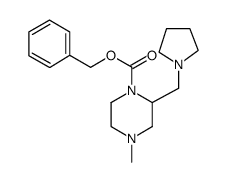 4-METHYL-2-PYRROLIDIN-1-YLMETHYL-PIPERAZINE-1-CARBOXYLICACIDBENZYLESTER图片