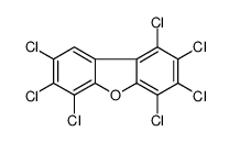 1,2,3,4,6,7,8-HCDF Structure