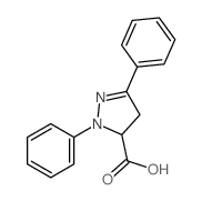 2,5-diphenyl-3,4-dihydropyrazole-3-carboxylic acid picture