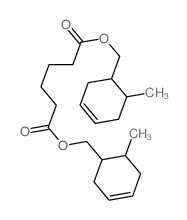 BIS((6-METHYL-3-CYCLOHEXEN-1-YL)-METHYL)ESTER HEXANEDIOIC ACID结构式