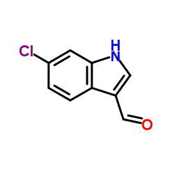 6-氯吲哚-3-甲醛结构式