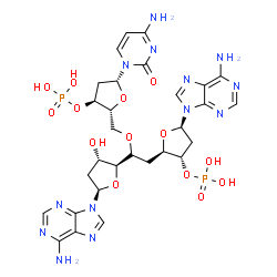 deoxyadenylyl-(3'-5')-deoxycytidylyl-(3'-5')-deoxyadenosine structure