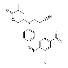 2-[(2-cyanoethyl)[4-[(2-cyano-4-nitrophenyl)azo]phenyl]amino]ethyl isobutyrate picture